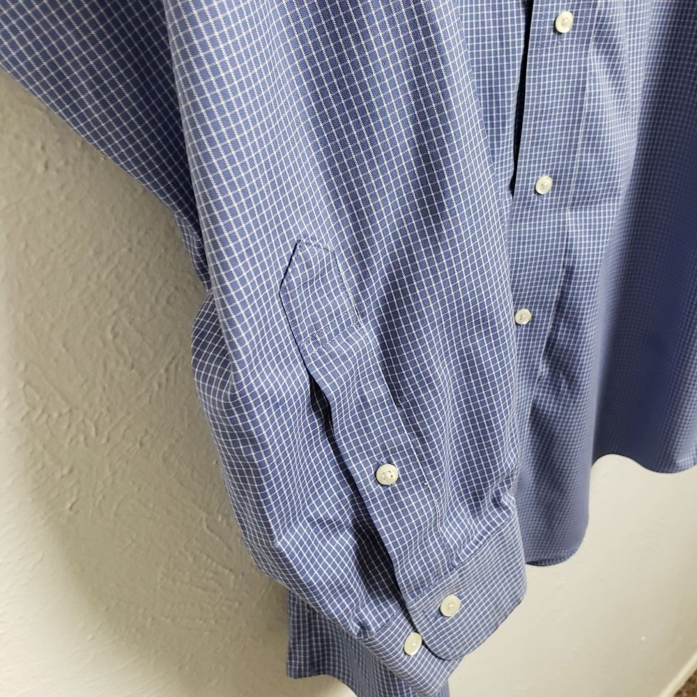 Brooks Brothers Micro Plaid Button Down Shirt Non - Picture 3 of 8